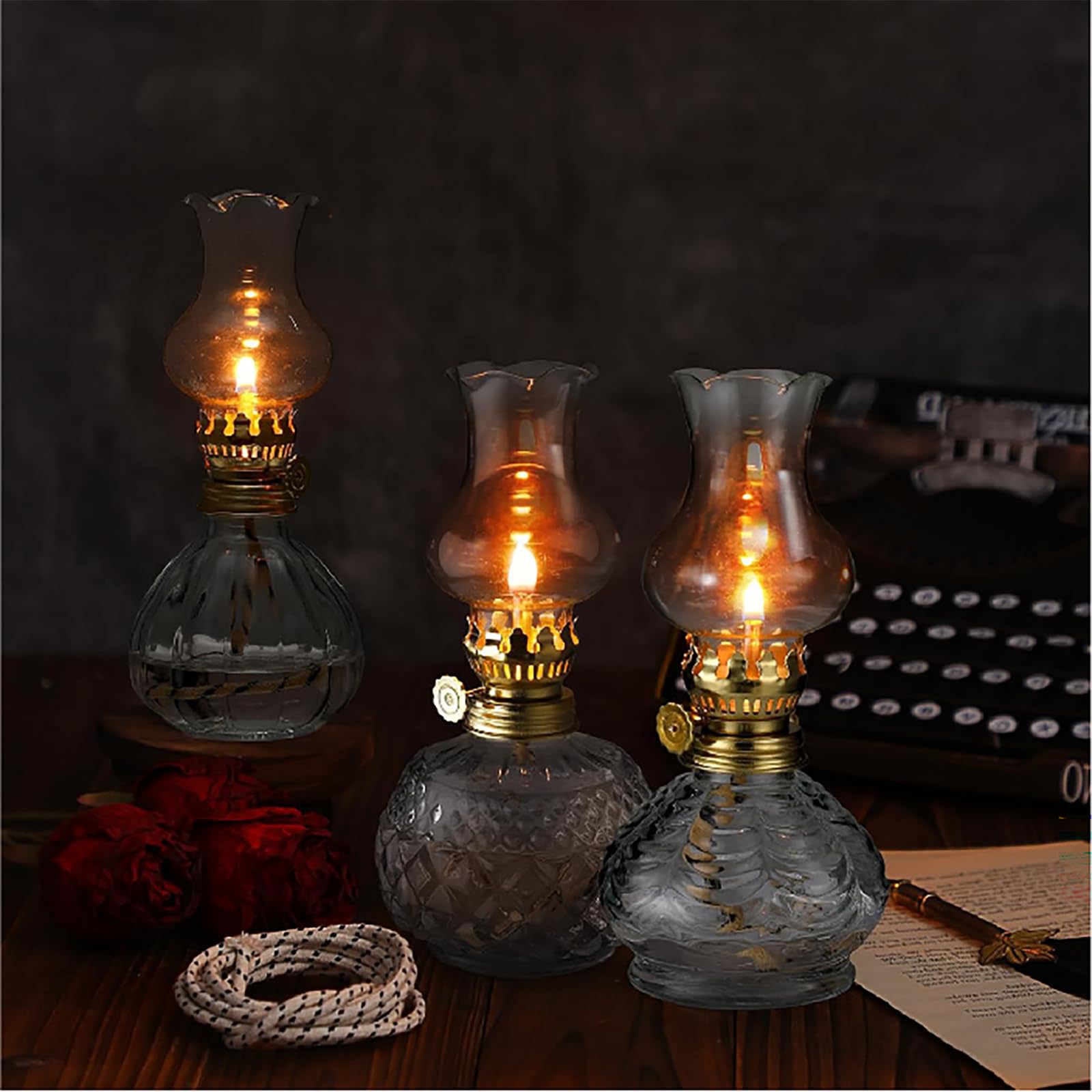 オイルランプ オイルランタン ミニ レトロ ヴィンテージ アンティーク Amazon|4パック オイルランプランタン 7インチ ミニ